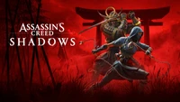 Assassin's Creed: Shadows - A Dynamic Duel in a Red-Hued Landscape