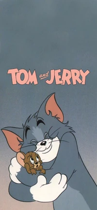 Heartwarming Cartoon Duo: Tom and Jerry's Playful Bond