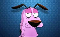 Courage the Cowardly Dog: Animated Pink Dog Character