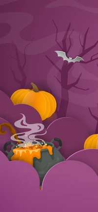 halloween, pumpkin, vector graphics, graphics, poster