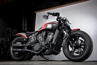 2021 Indisches Motorrad Scout Bobber Sechzig Limited Edition in Bold Neon Finish