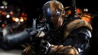 Deathstroke: O mercenário letal mirando com precisão