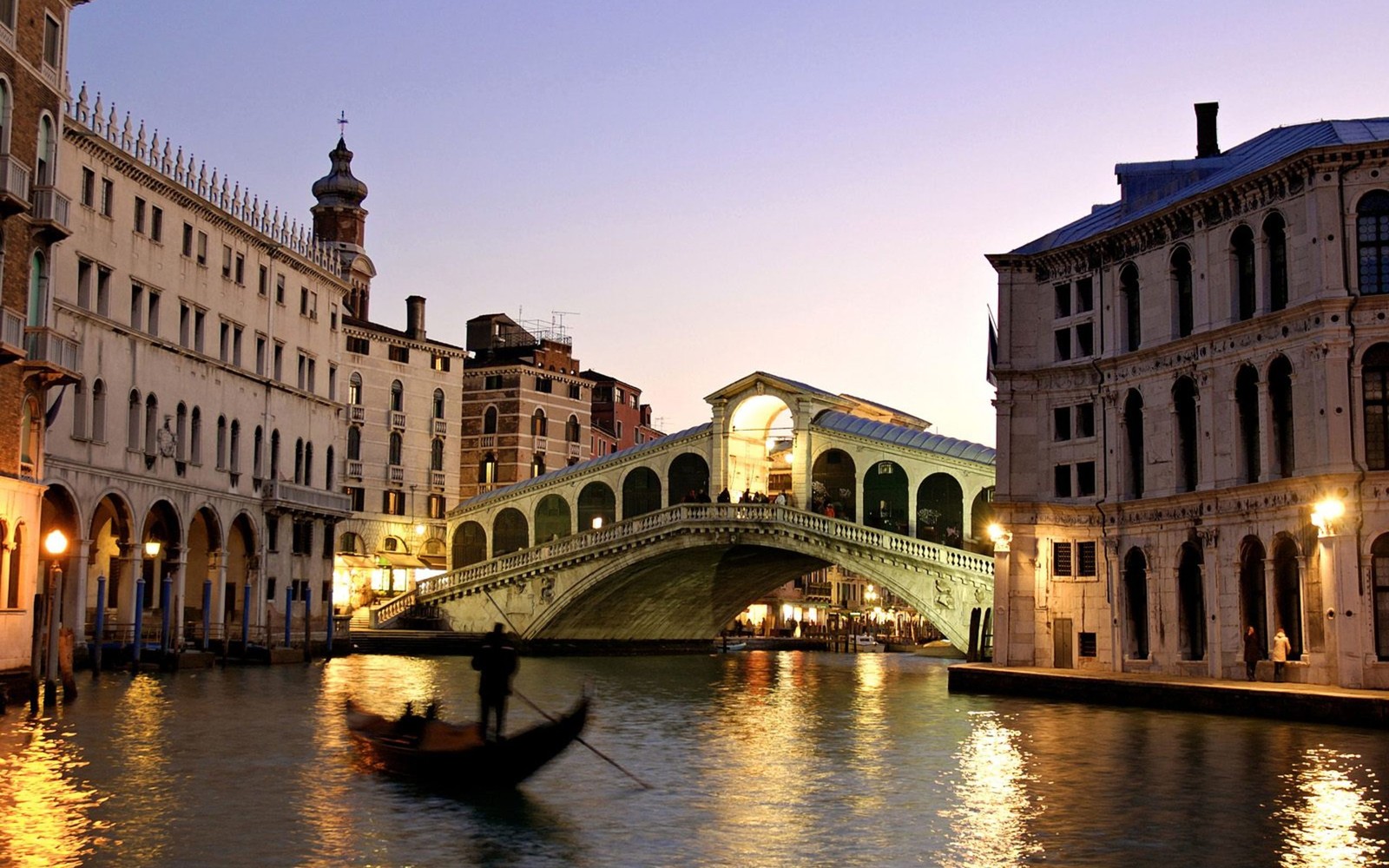 rialto bridge, grand canal, rialto, bridge, waterway wallpaper