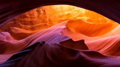 antelope canyon, seite, lake powell, orange, canyon