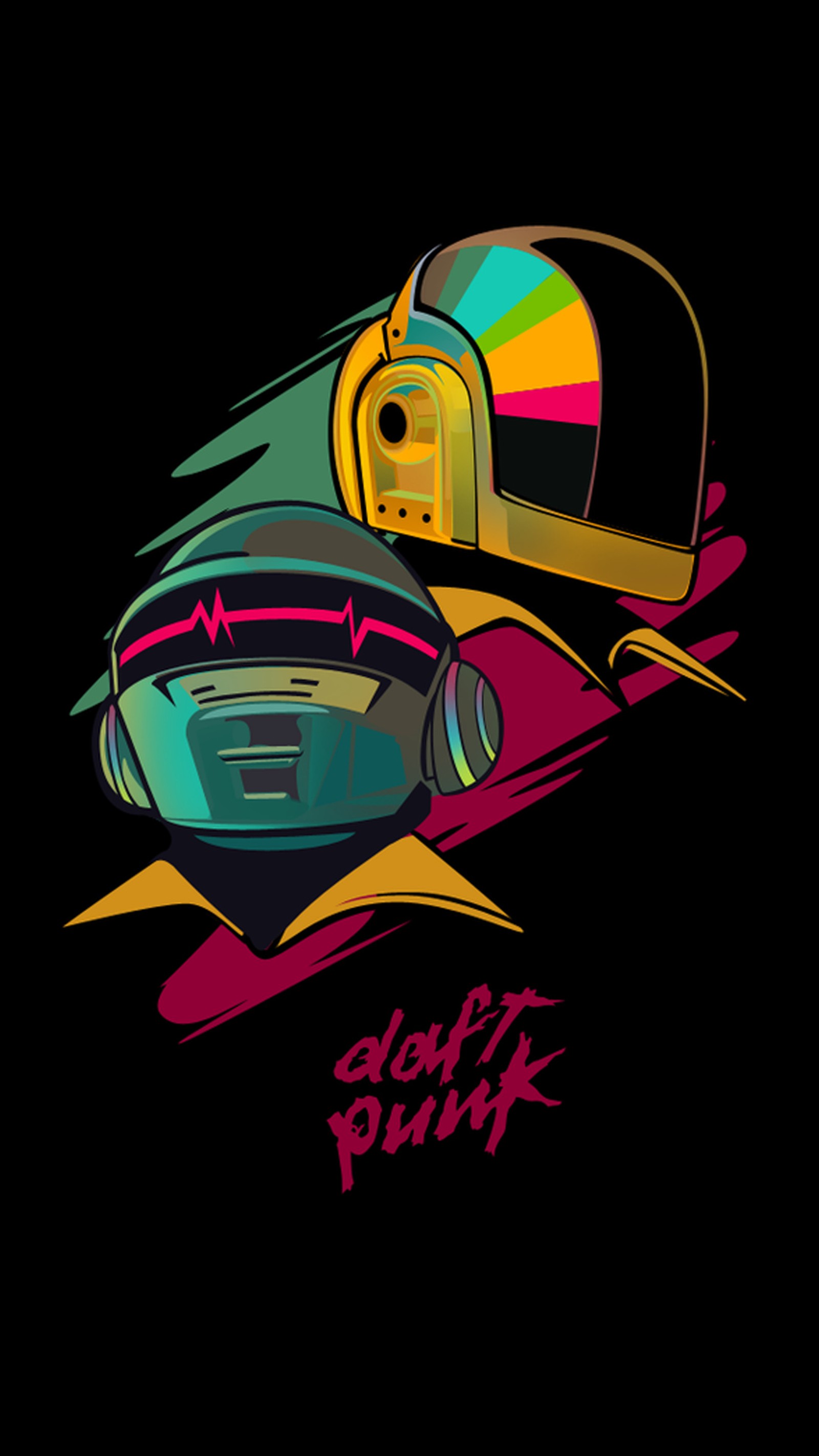 Descargar fondo de pantalla daft punk, amor digital