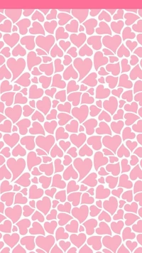 Pink Hearts Pattern