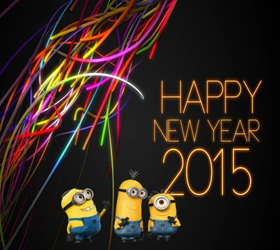 2015, celebrate, colorful, happy, january