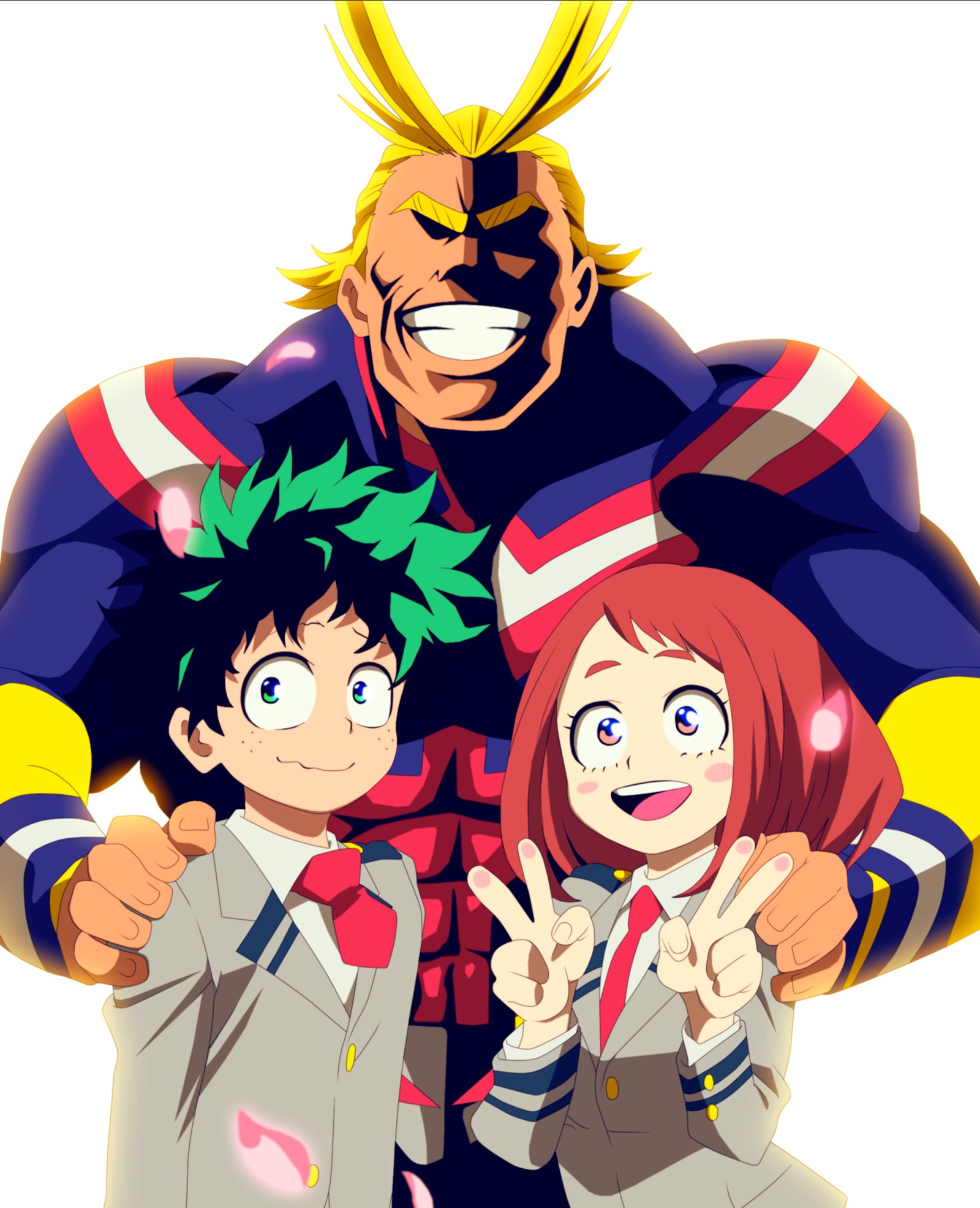 Скачать обои академия, аниме, anime, боку, deku