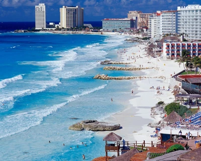 plage, cancún