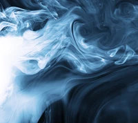 air, black, blue, nature, smoke wallpaper