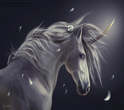 fantasía, unicornio