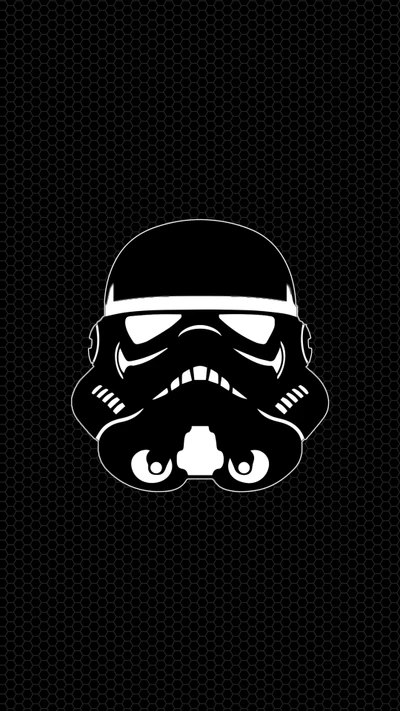 Dunkler Stormtrooper-Helm Hintergrundbild