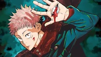 yuji itadori, jujutsu kaisen, anime, sorcery fight, 呪術廻戦 wallpaper