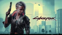 cyberpunk 2077, jeu vidéo, féminin, v