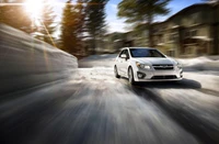 2012 Subaru WRX: Rendimiento de tracción en las cuatro ruedas en terrenos nevados