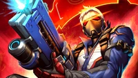 soldier 76, overwatch, video game wallpaper