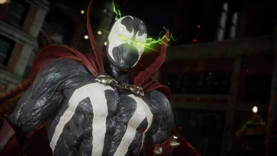 Spawn en Mortal Kombat 11: Desatando poder