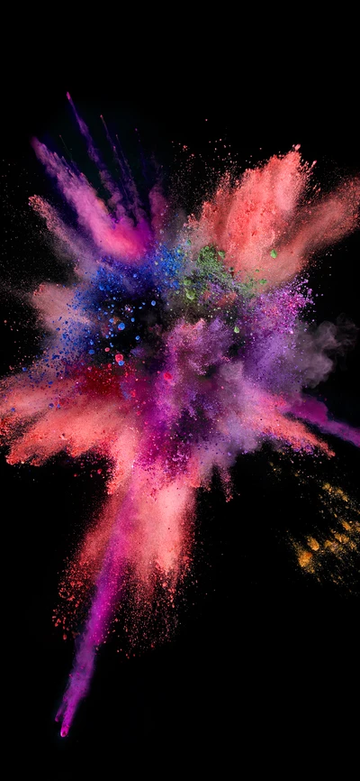 Vibrant Galaxy Explosion: A Colorful Splash of Creativity