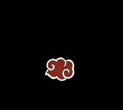 Akatsuki Wolkensymbol aus Naruto Shippuden