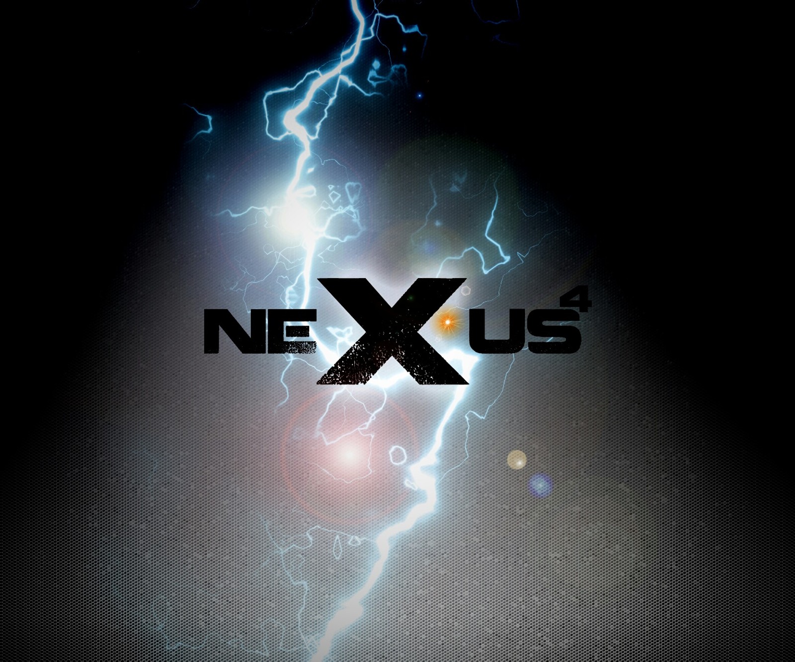 Близкий план молнии с логотипом nexus (тёмный, нексус 4, nexus 4, звезды)