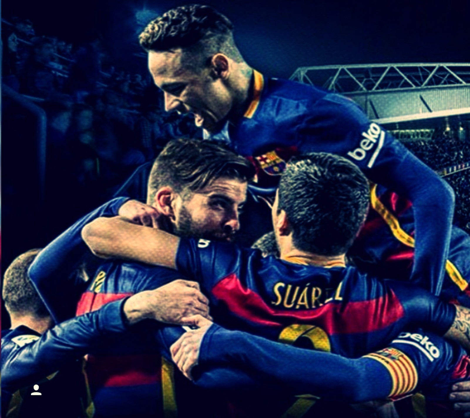 lovers, messi, neymar, pique barcelona, suarez Download Wallpaper