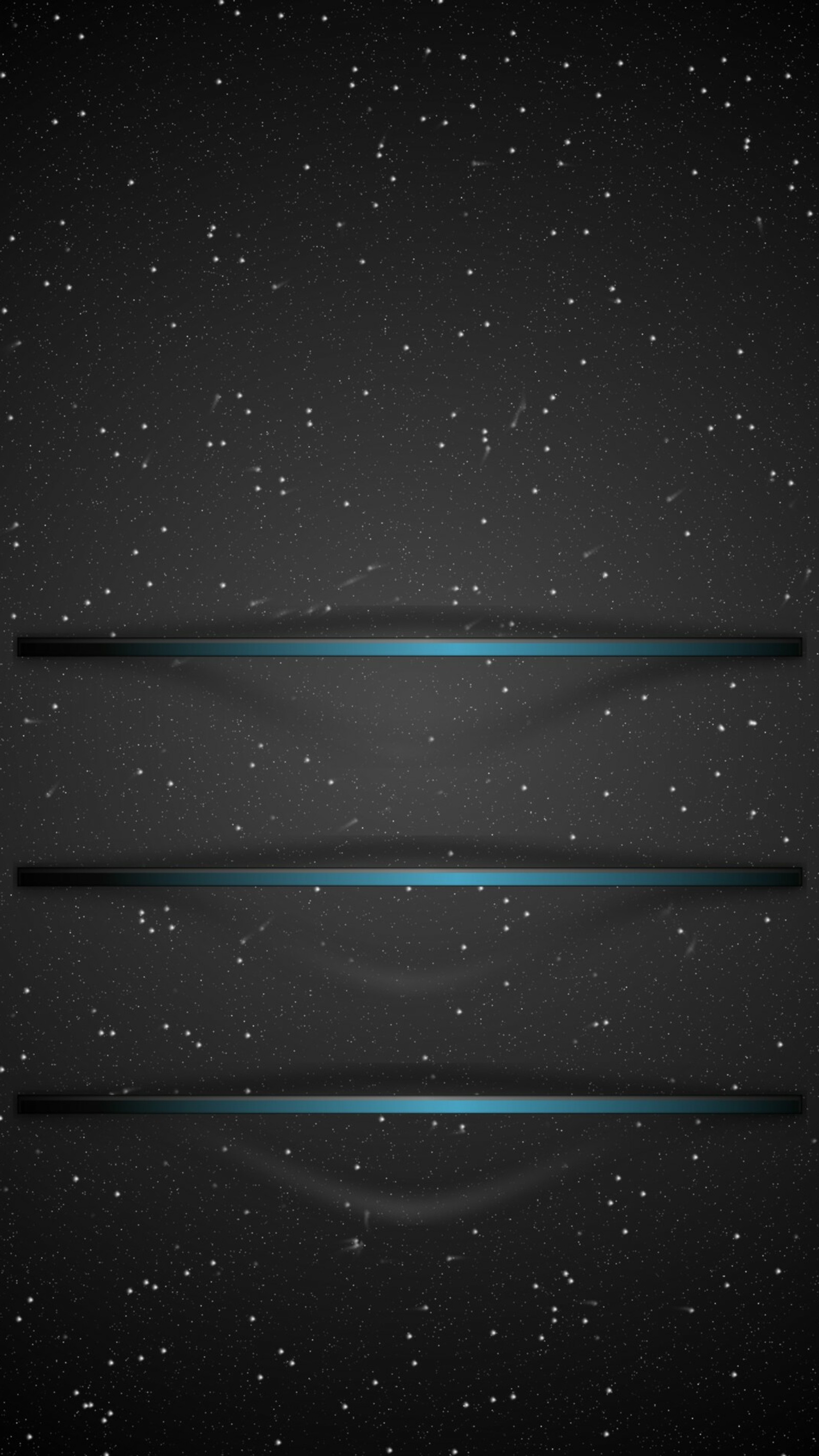 A close up of a black background with a line of stars (black, blue, edge, gray, lines)