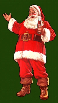 christmas, coke, holiday, santa, santa claus