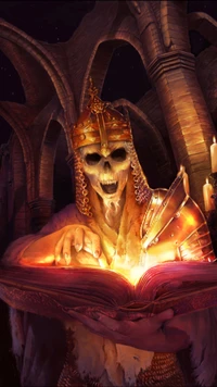 Unearthed Secrets: The Cursed King with a Magic Book