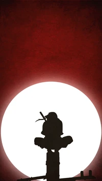 uchiha, akatsuki, black, itachi, moon