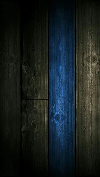 Android-Inspired Black and Blue Wooden Texture