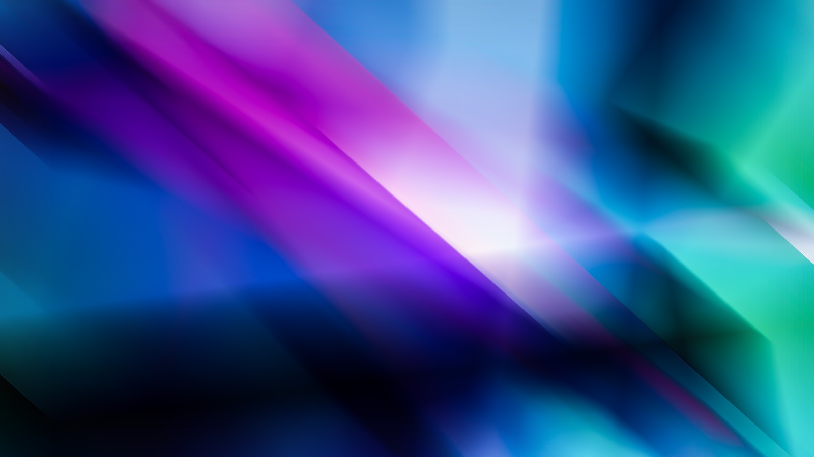 Fundo abstrato com linhas coloridas e desfocadas (azul, roxo, violeta, luz, verde)