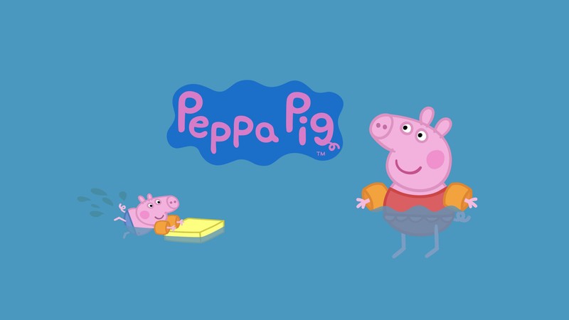 Пепа пиг и его друзья играют в воде (свинка пеппа, peppa pig, джордж свин, george pig, телешоу)