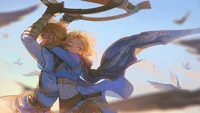 link, zelda, the legend of zelda tears of the kingdom, video game, the legend of zelda wallpaper