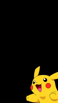 noir, pikachu, pokémon, pokemon, papier peint