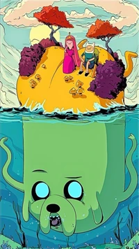 adventure time, finn, jake, princess bubblegum