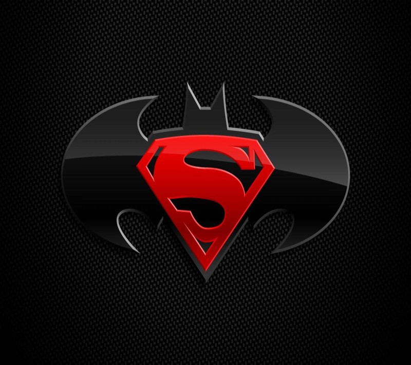 Un gros plan du logo de superman sur un fond noir (batman, logo)