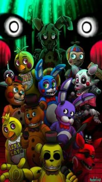 Показ персонажей FNAF: Аниматроники в центре внимания