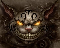 El regreso sonriente del Gato de Cheshire a la locura en el País de las Maravillas