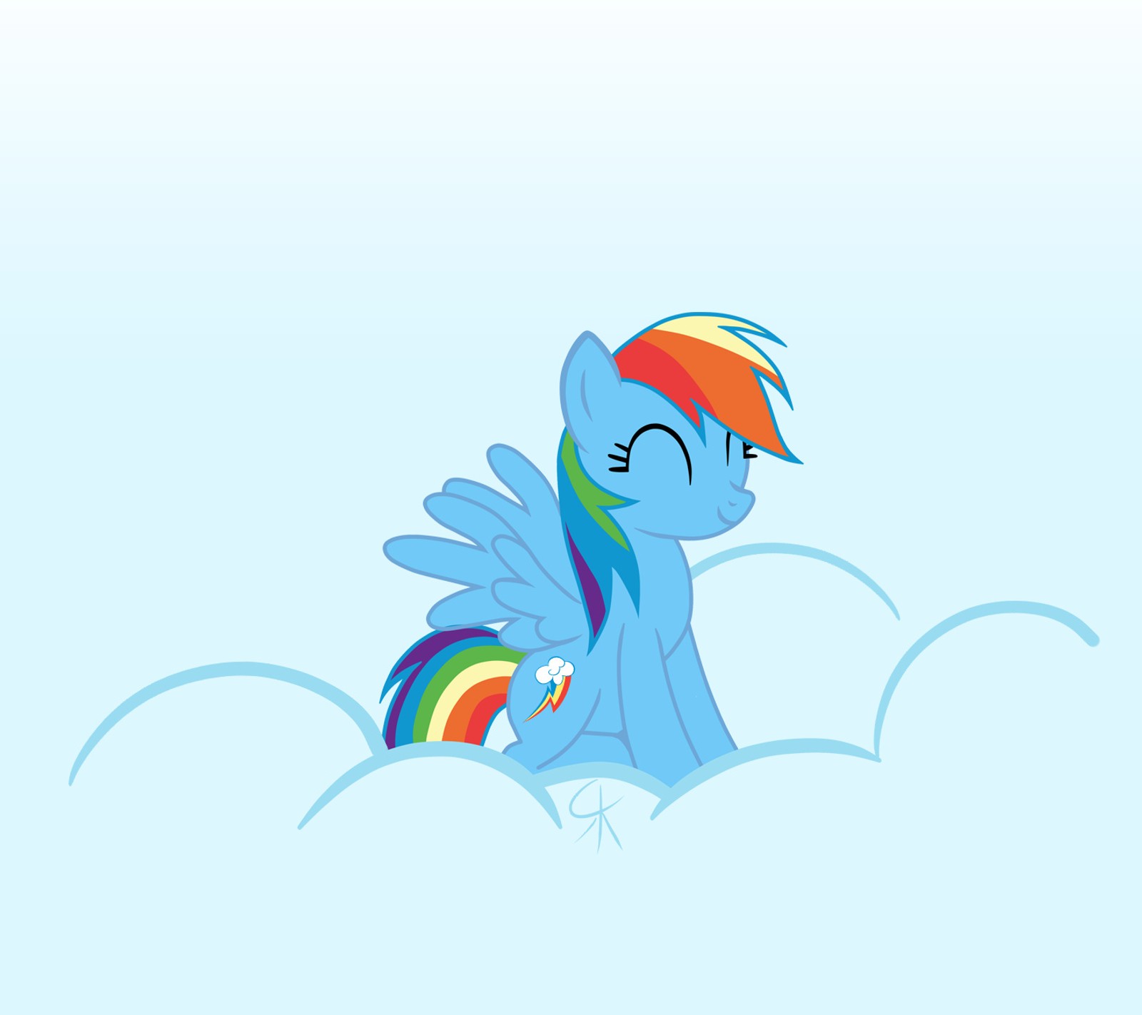 Lade mlp, rainbow dash Hintergrund herunter