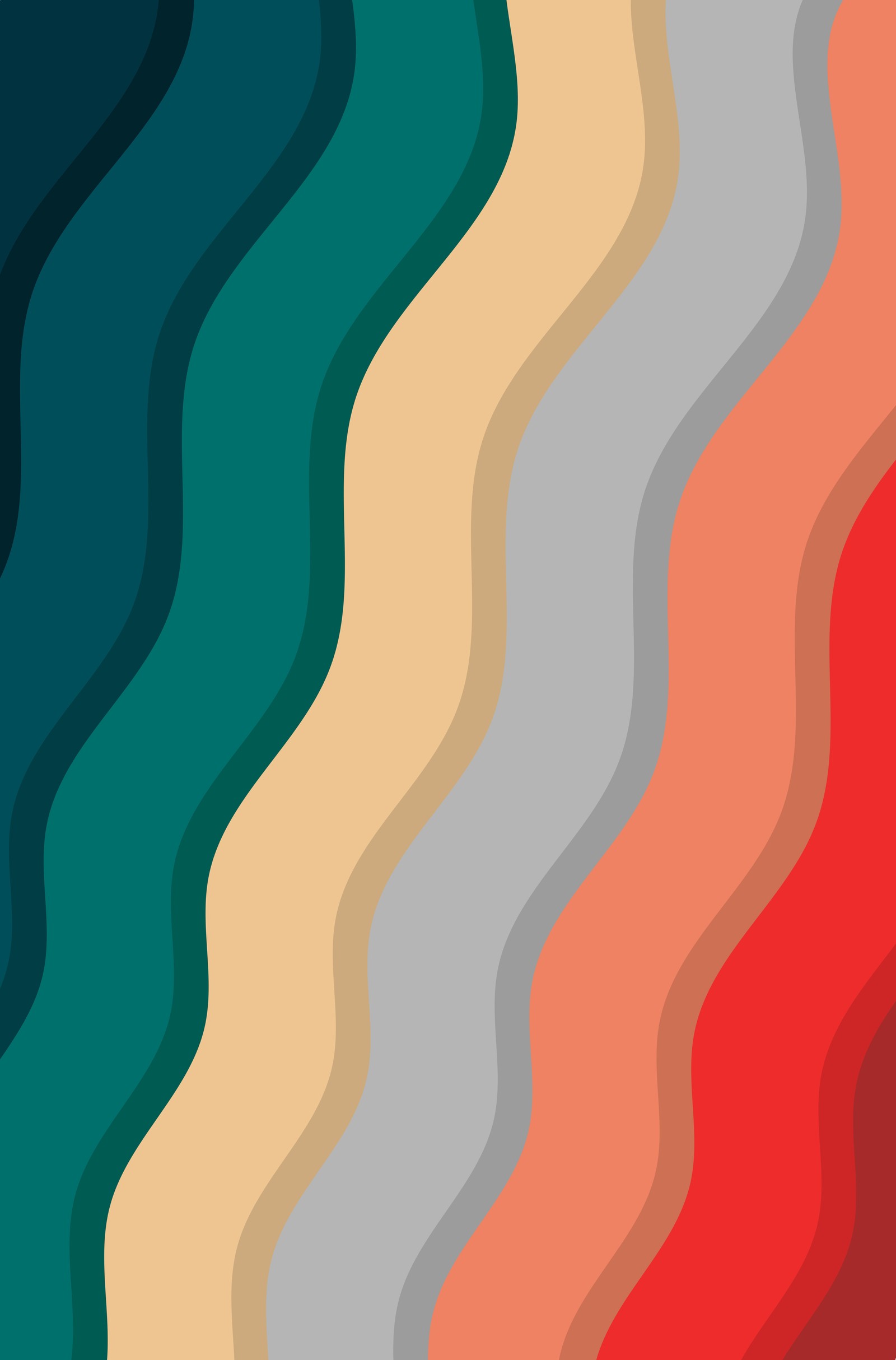 A close up of a colorful background with wavy lines (android 11, apple, colorfull, colors, colourfull)