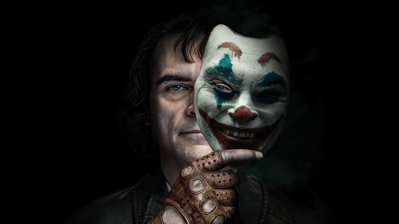 Изображение человека в клоунской маске (джокер 2019, joker 2019, фильм, джокер, joker)