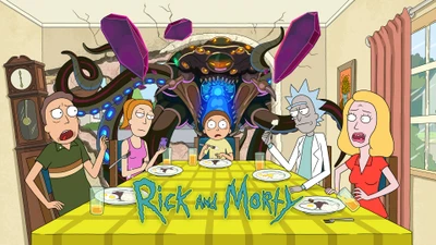 rick y morty, rick and morty, caricatura, series de televisión, rick sanchez