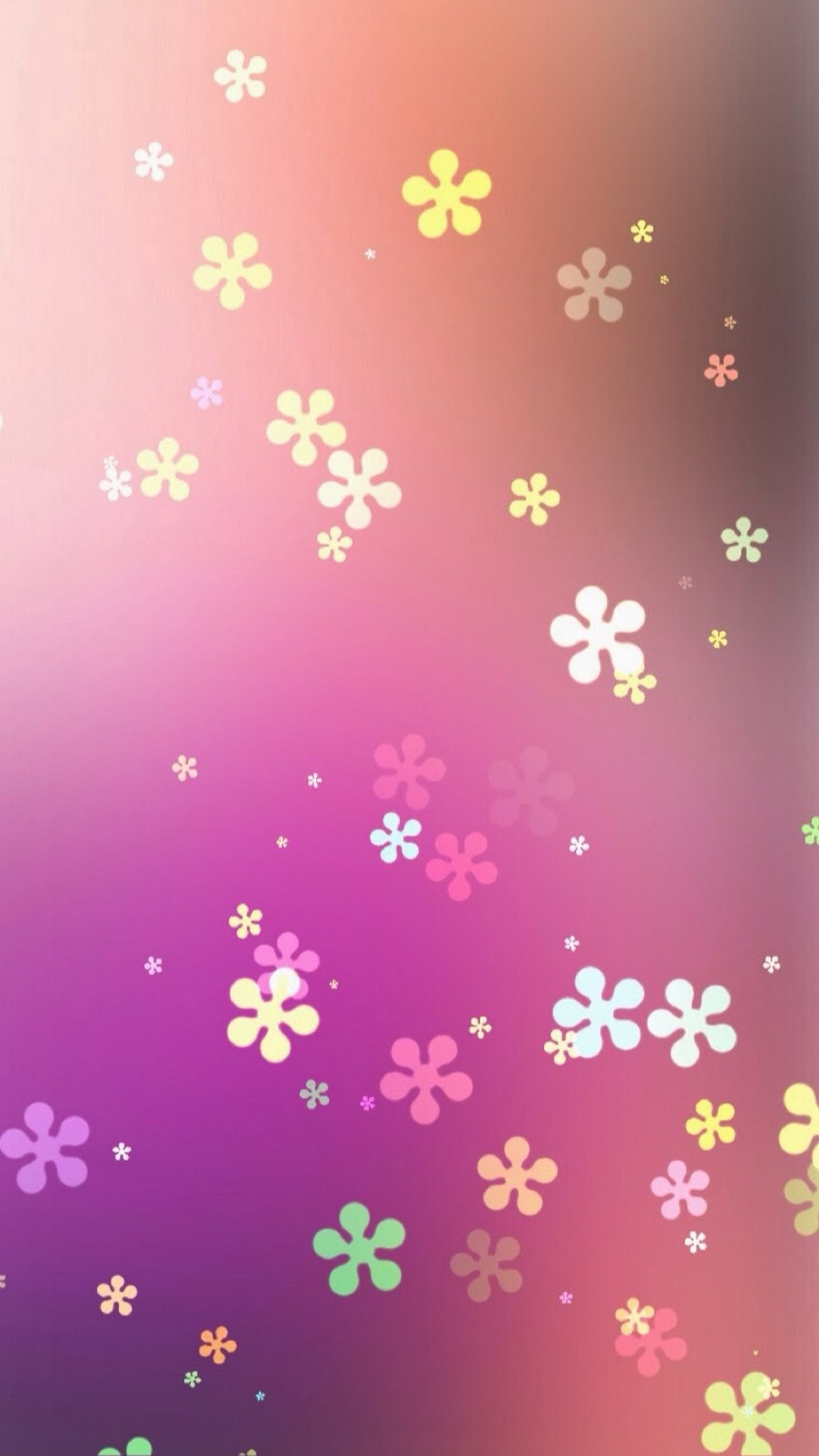 A close up of a colorful background with flowers and stars (pink, purple, pattern, magenta, design)