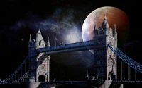 tower bridge, tower of london, london bridge, night, architecture