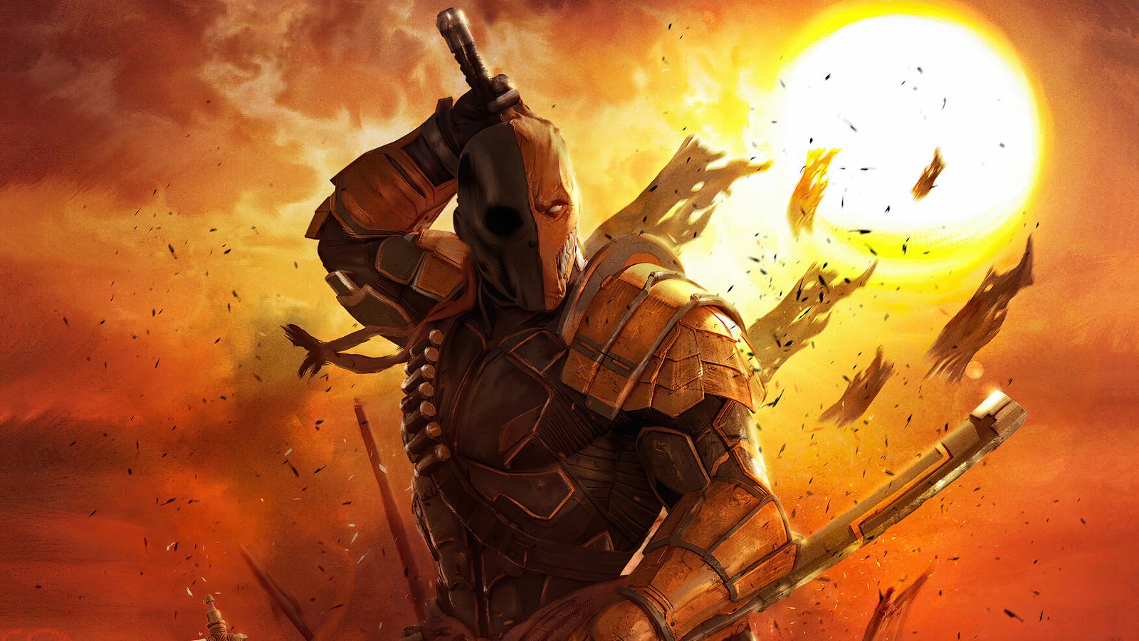 Baixar papel de parede deathstroke, dc comics, quadrinhos