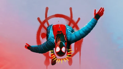 майлз моралес, miles morales, граффити, супергерои marvel, marvel superheroes