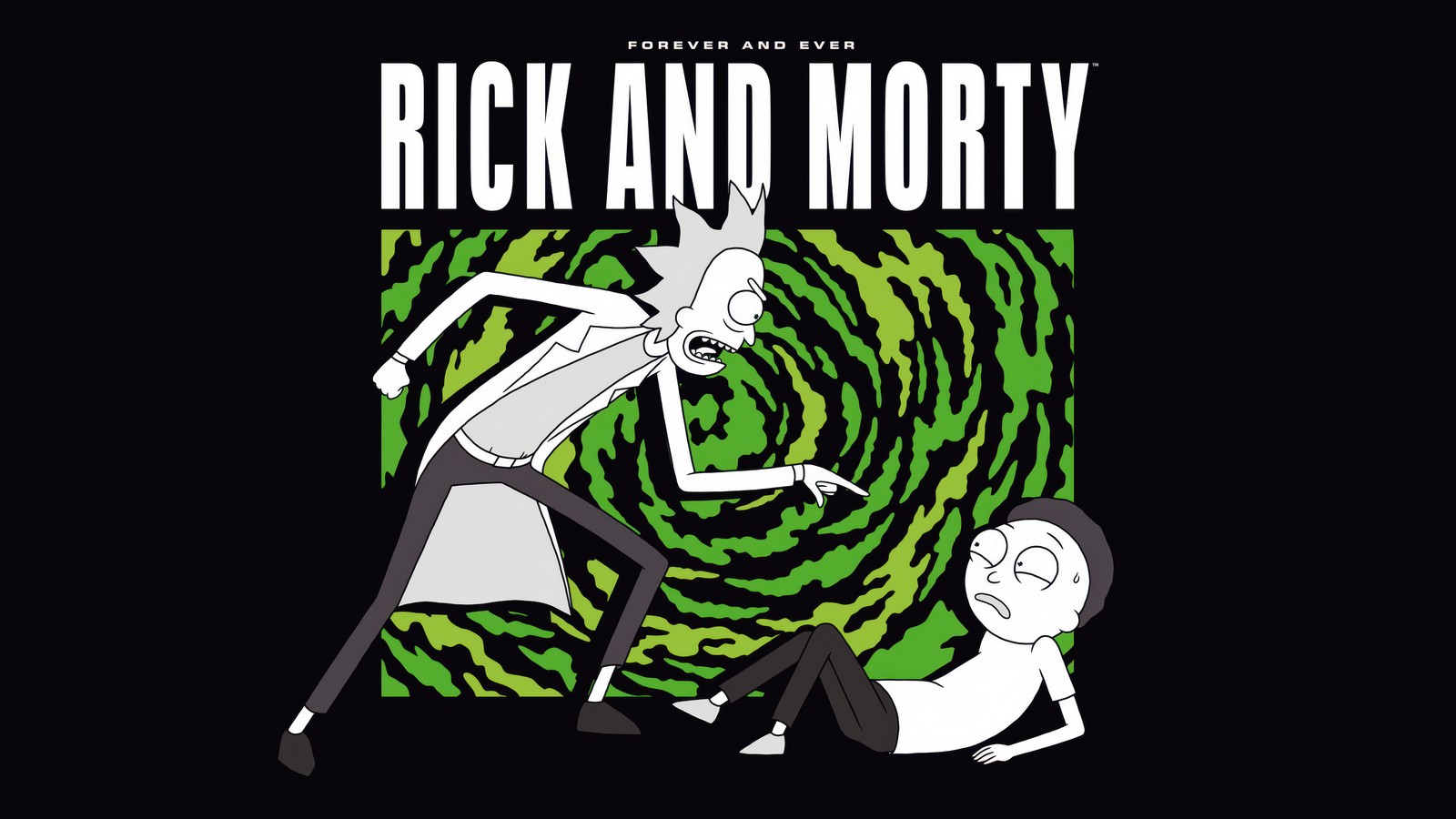 Rick rick rick rick rick rick rick rick rick rick rick rick rick rick rick rick rick rick rick (rick und morty, rick and morty, schwarzer hintergrund, rick sanchez, morty smith)