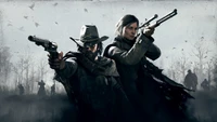 Dupla intensa pronta para a caça: Uma cena de Hunt: Showdown