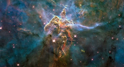 hubble космический телескоп, туманность, туманность калипсо, астрономия, вселенная