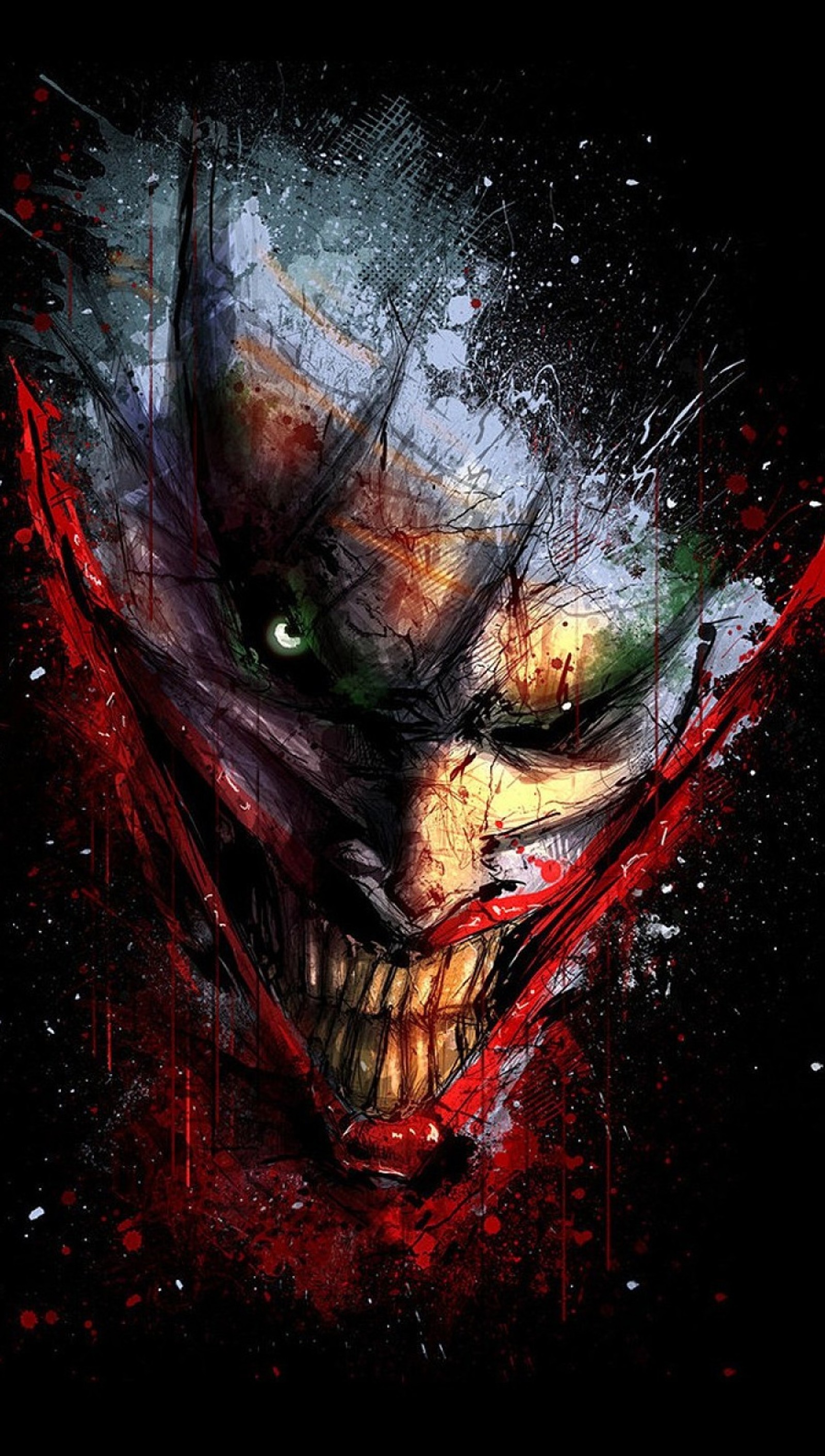 bad, batman, joker, smile Download Wallpaper